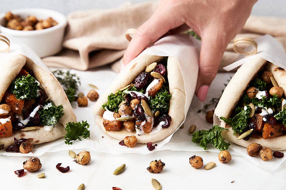 Vegan Thanksgiving Wraps