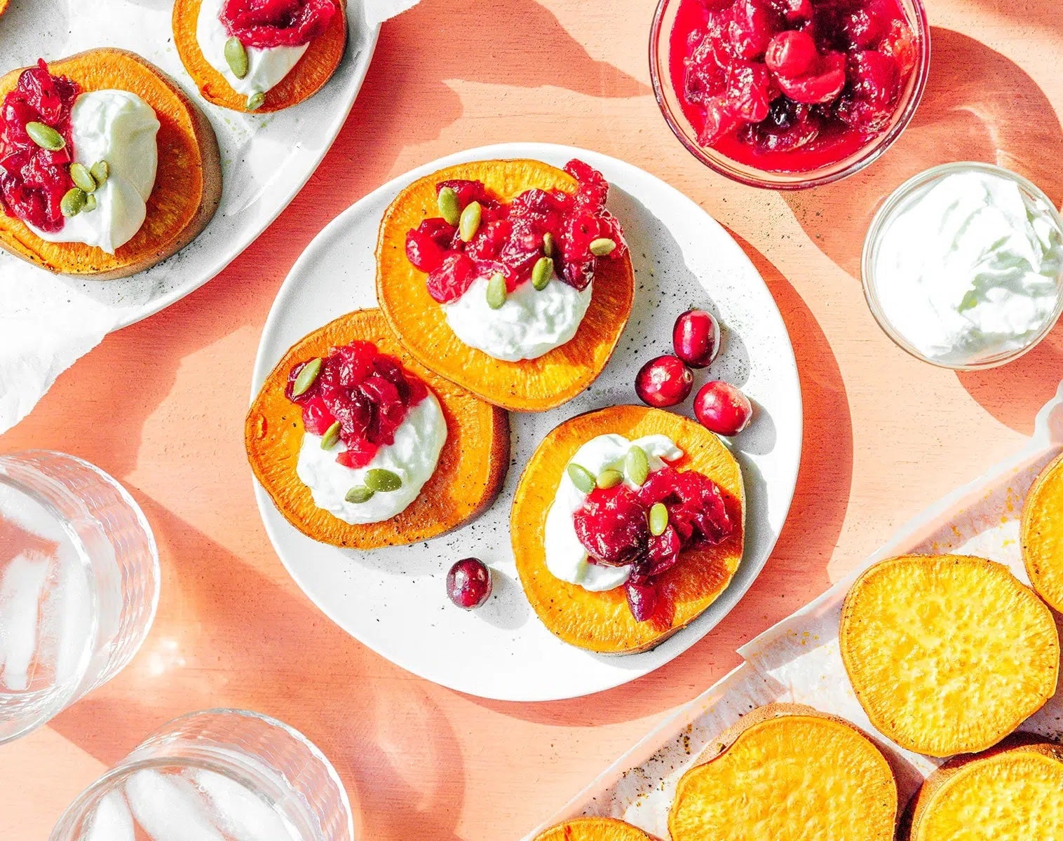 vegan stuffed roasted potatoes with vegan goat cheese