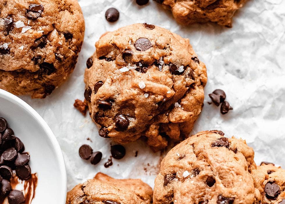 chocolate chip cookies made vegan