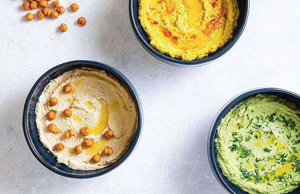 Tom Brady's hummus recipe is loaded with fiber and protein.