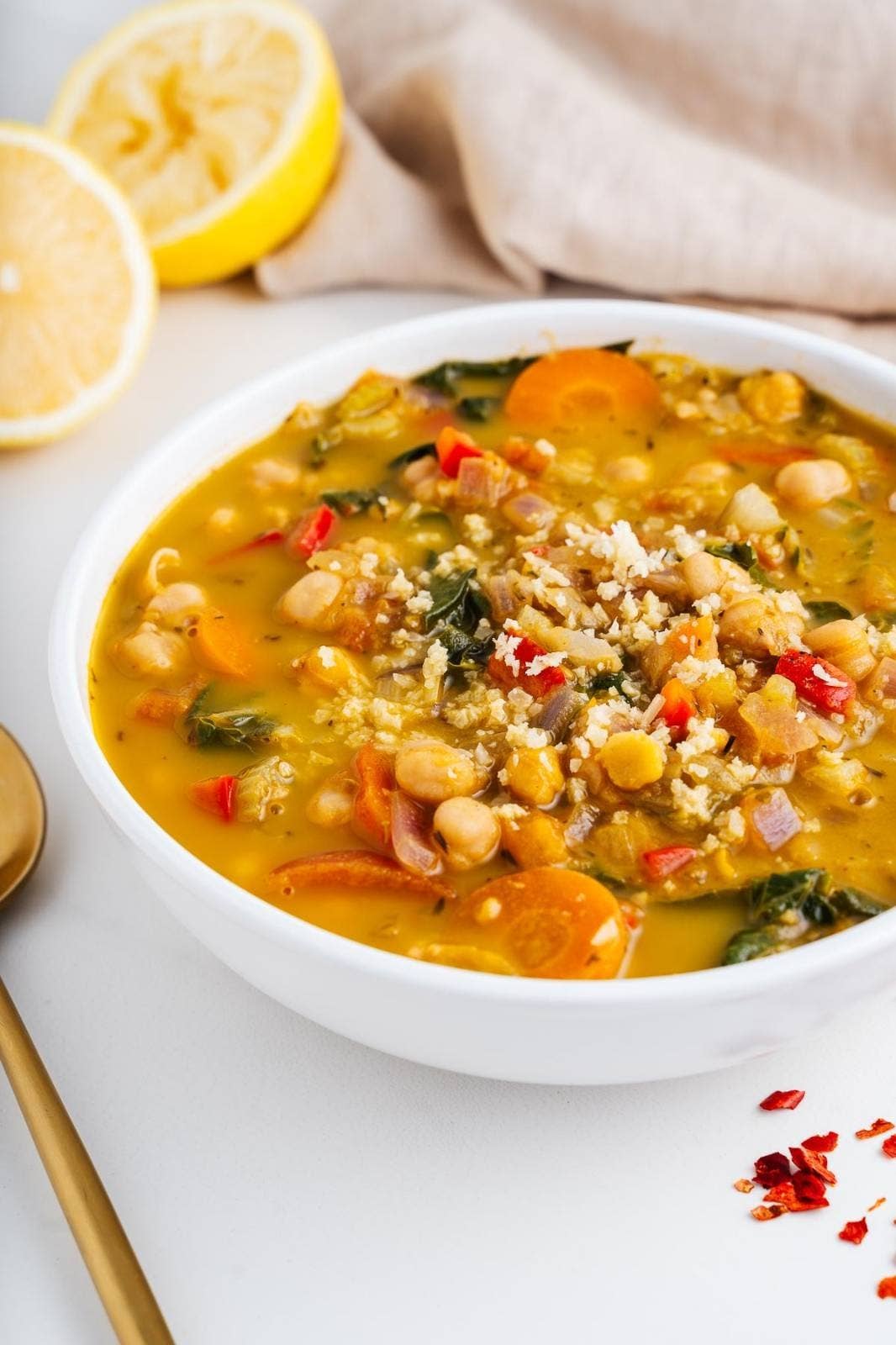 Vegan Tuscan Chickpea Soup