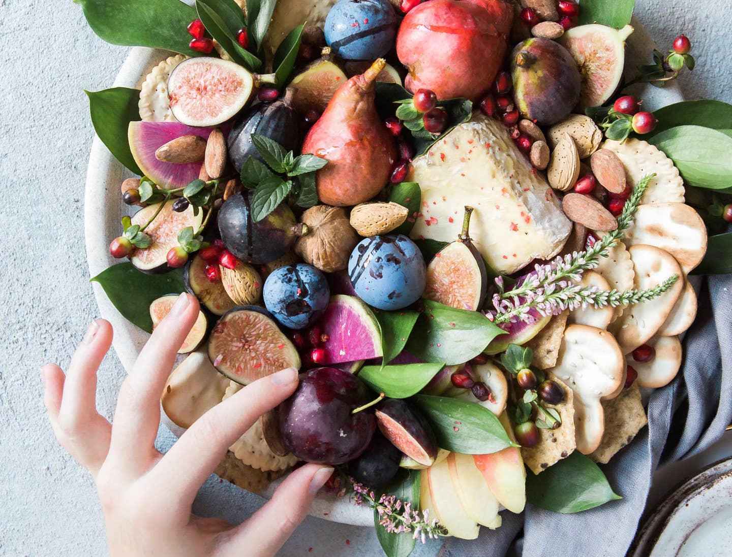 vegan cheese platter