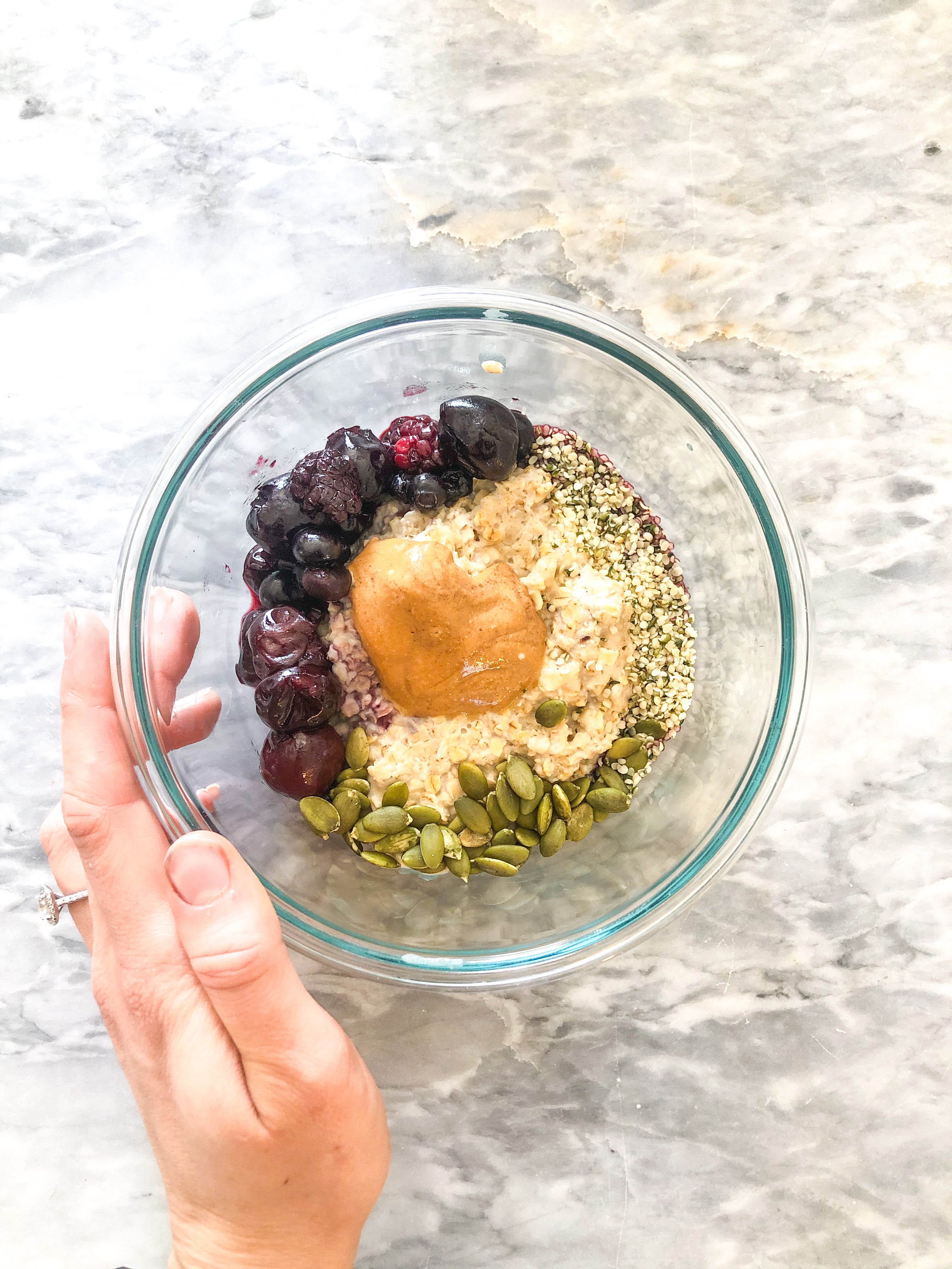 Triple Berry Protein Bowl